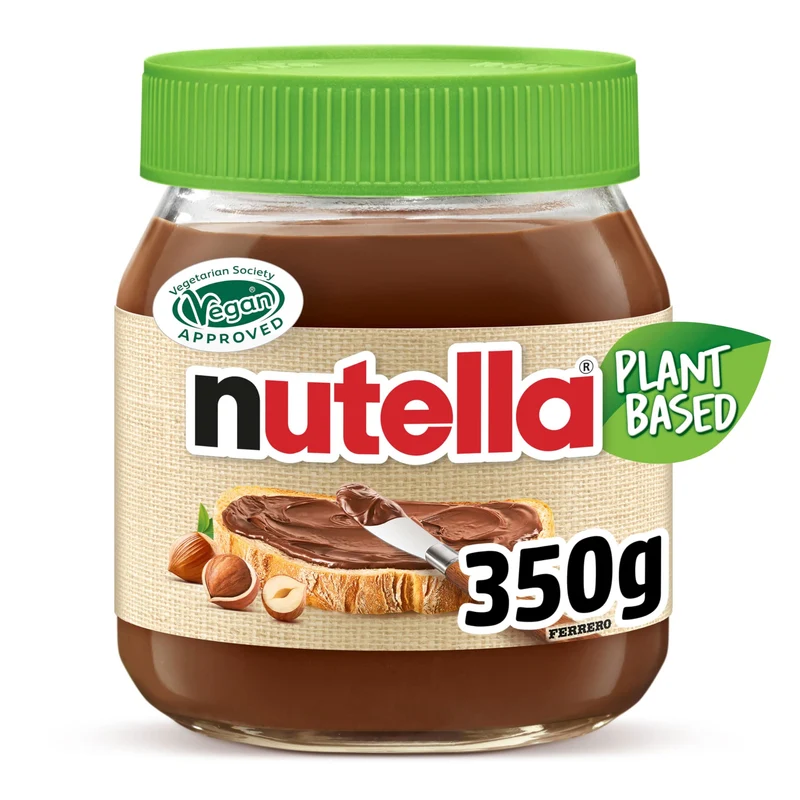nutella Plant-Based - Nuss-Nugat-Creme als Aufstrich oder für leckere Rezepte - 1x350g
