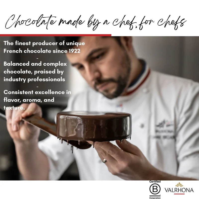 Valrhona Dunkle Schokolade, Guanaja 70%, 1 kg