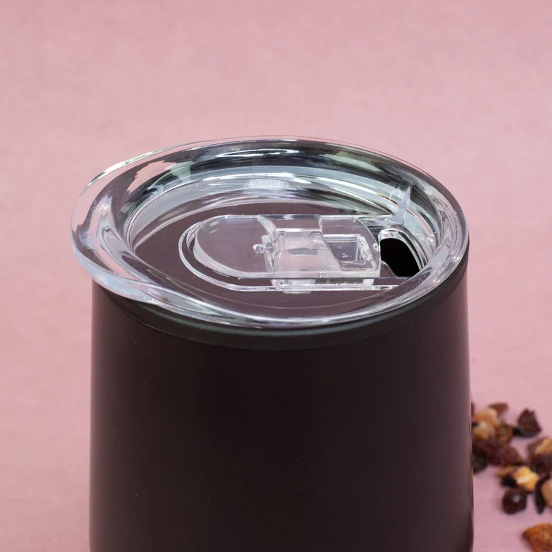 Thermobecher personalisiert mit Name und Blumenmotiv in schwarz oder weiß | Geschenk für Frauen
