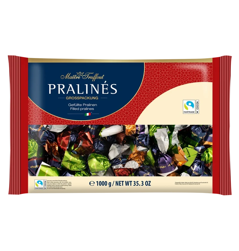 Maitre Truffout -Pralinen Milchschokolade Mix 1kg