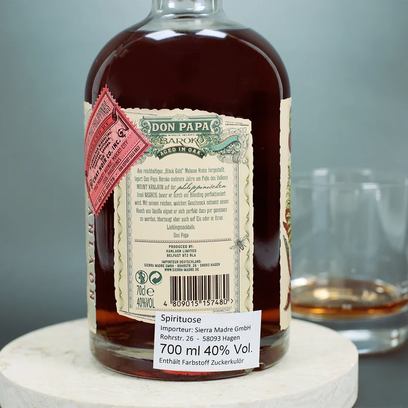Rum Don Papa Baroko 40% Vol. 700ml