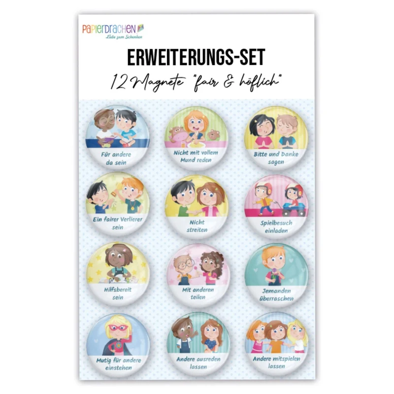 Erweiterungs-Set für Magnettafel "Fair und höflich"