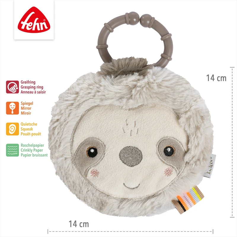 Fehn natur Stoffbuch Faultier