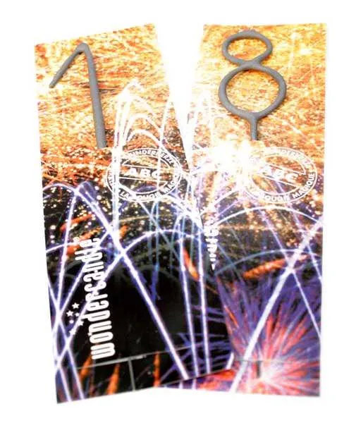Wunderkerze als Überraschung zum 18. Geburtstag!