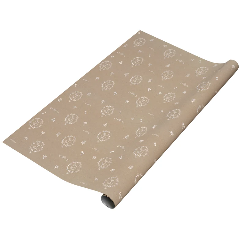 Naturfarbenes Geschenkpapier zur Hochzeit