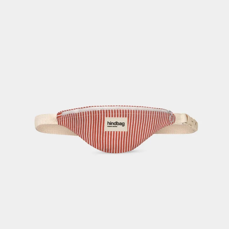 hindbag Augustin Bauchtasche rot gestreift