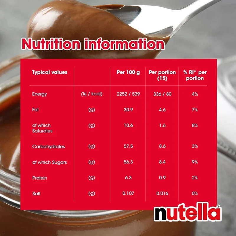 Nutella Haselnussaufstrich 3kg