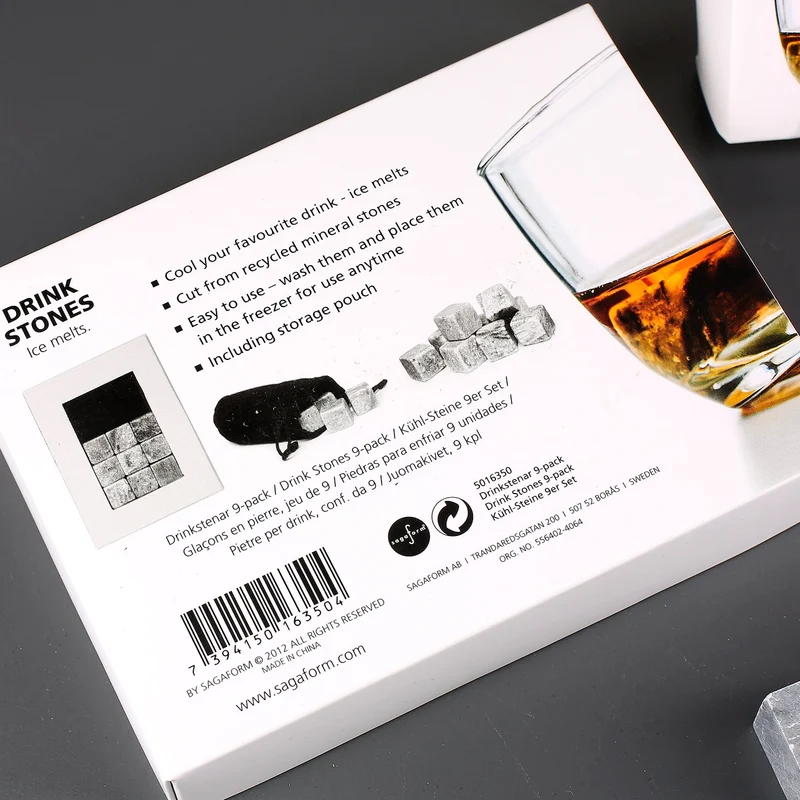 Whiskey Kühlsteine 9er Set