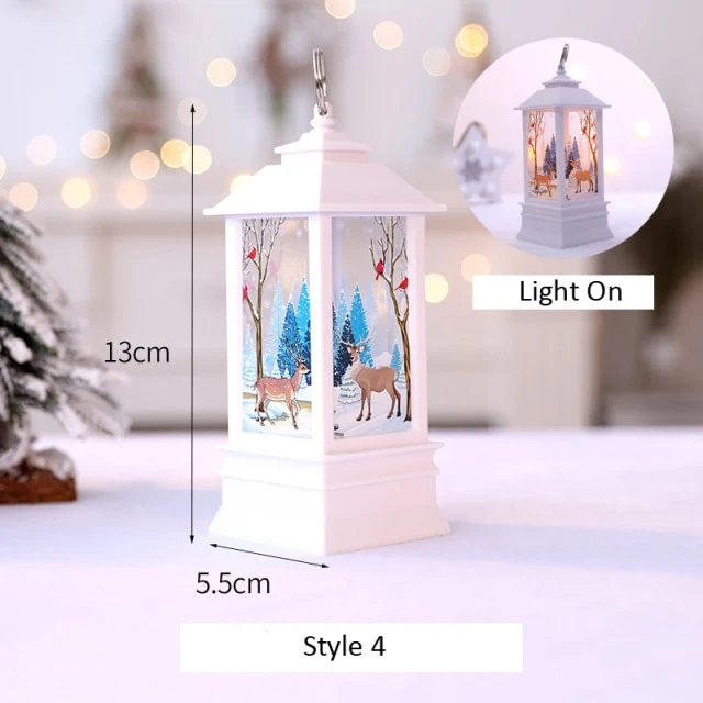 Snowman Lantern Light