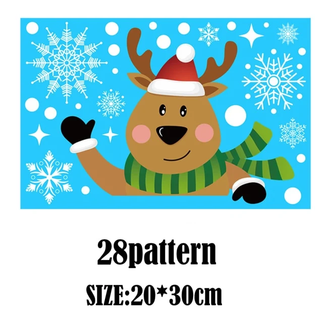 Santa Claus Window Stickers