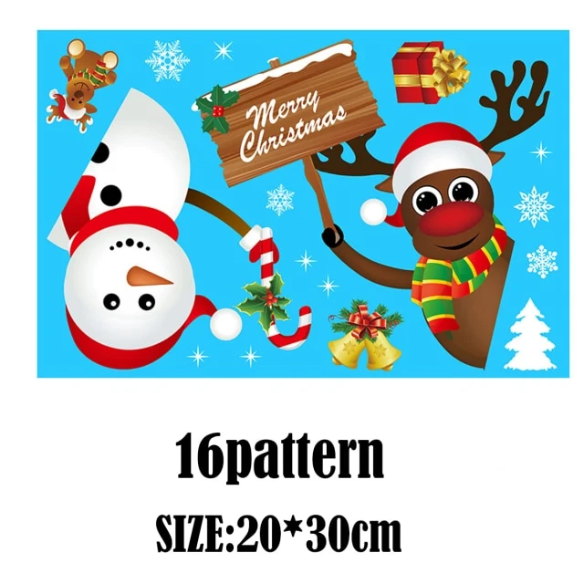 Santa Claus Window Stickers