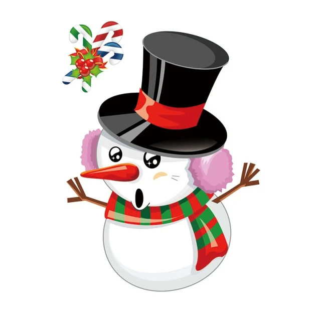 Santa Claus Window Stickers