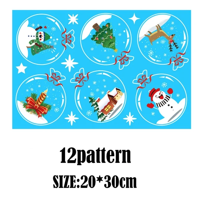 Santa Claus Window Stickers