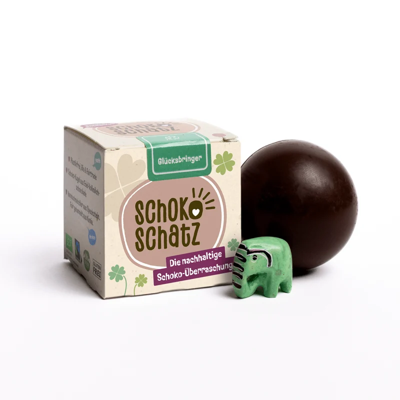 Schokokugel mit Überraschung - "Glücksbringer" für Weihnachten