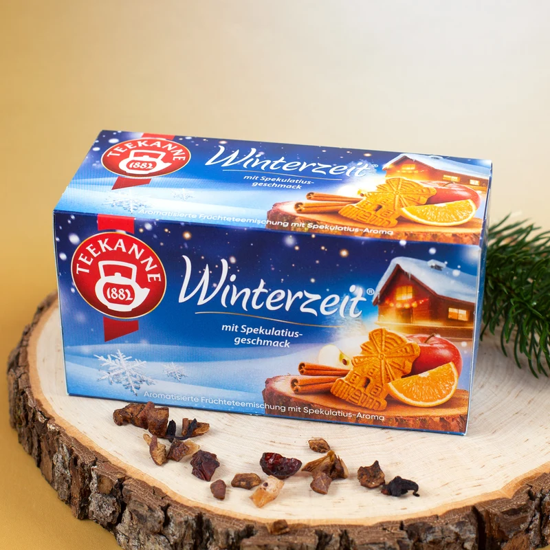 Teekanne Wintertee - verschiedene Sorten
