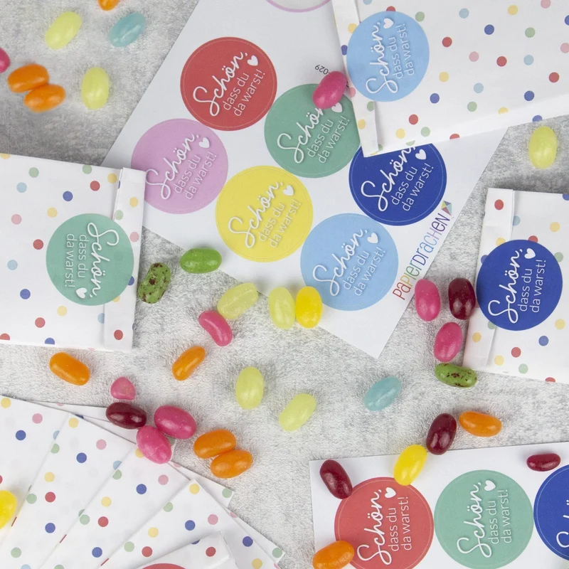 DIY Set Bunte Konfetti Geburtstagstüten