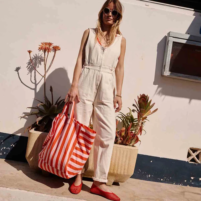 ELISA TASCHE STREIFEN TOMATE / CANDY PINK: TOMATE / BONBONROSA / STREIFEN