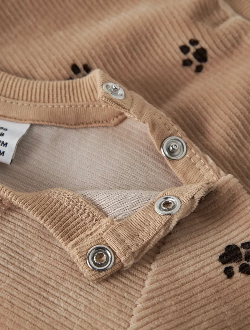 name it Baby Sweatshirt velours (nbmnorden) Sesam
