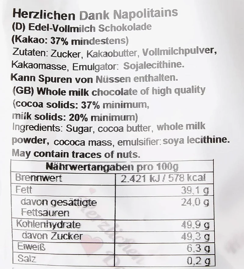 Confiserie Heidel Heidel Danke Naps 240g
