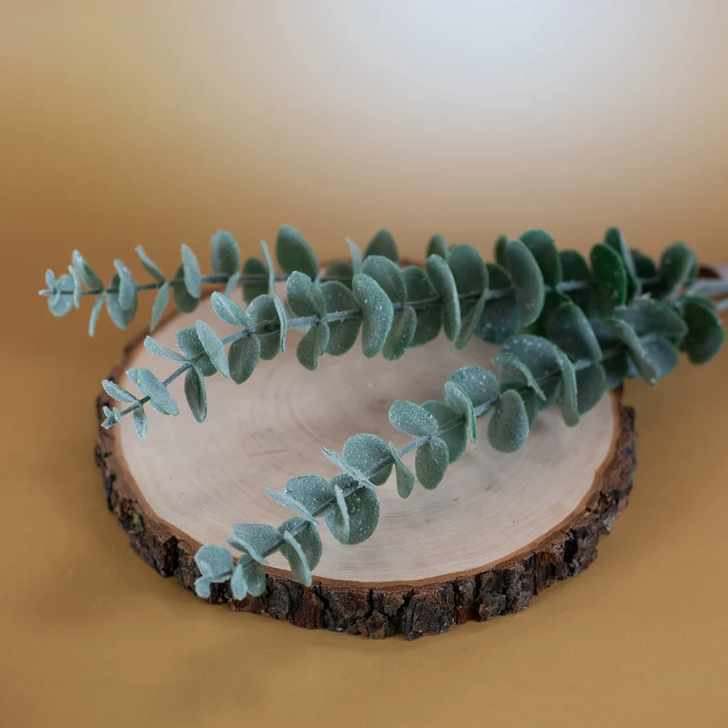 3er Bund Eukalyptus Zweige | Hochwertige Kunstpflanze als Dekoration | 60 cm