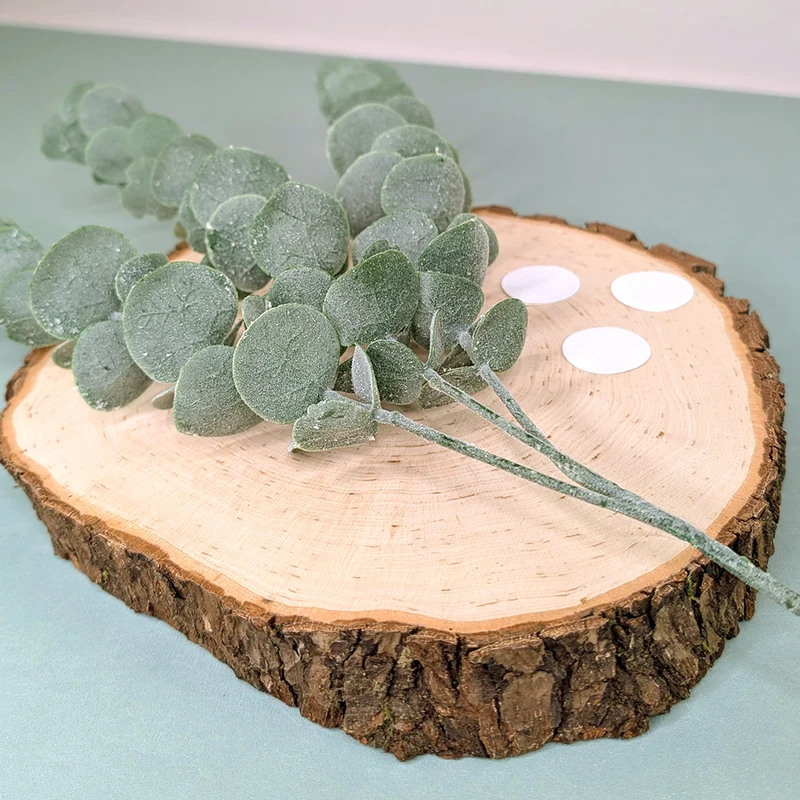 3er Bund Eukalyptus Zweige | Hochwertige Kunstpflanze als Dekoration | 60 cm