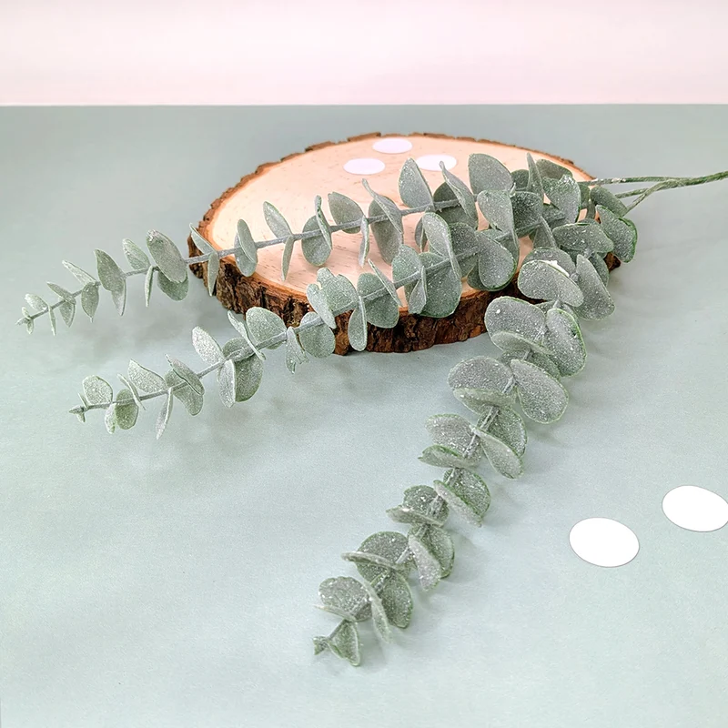 3er Bund Eukalyptus Zweige | Hochwertige Kunstpflanze als Dekoration | 60 cm