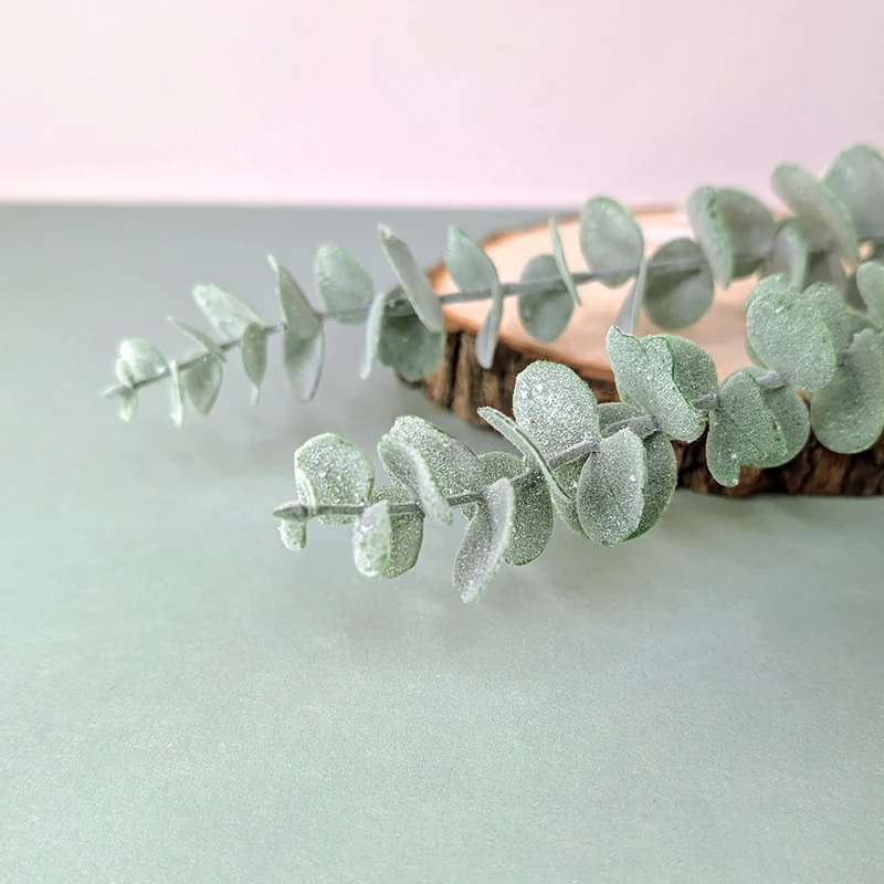 3er Bund Eukalyptus Zweige | Hochwertige Kunstpflanze als Dekoration | 60 cm