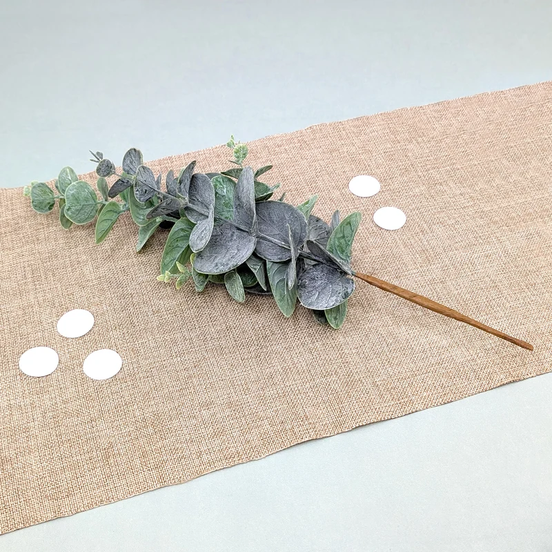 Künstlicher Eukalyptus Zweig als Dekoration | Hochwertige Kunstpflanze | 38 cm