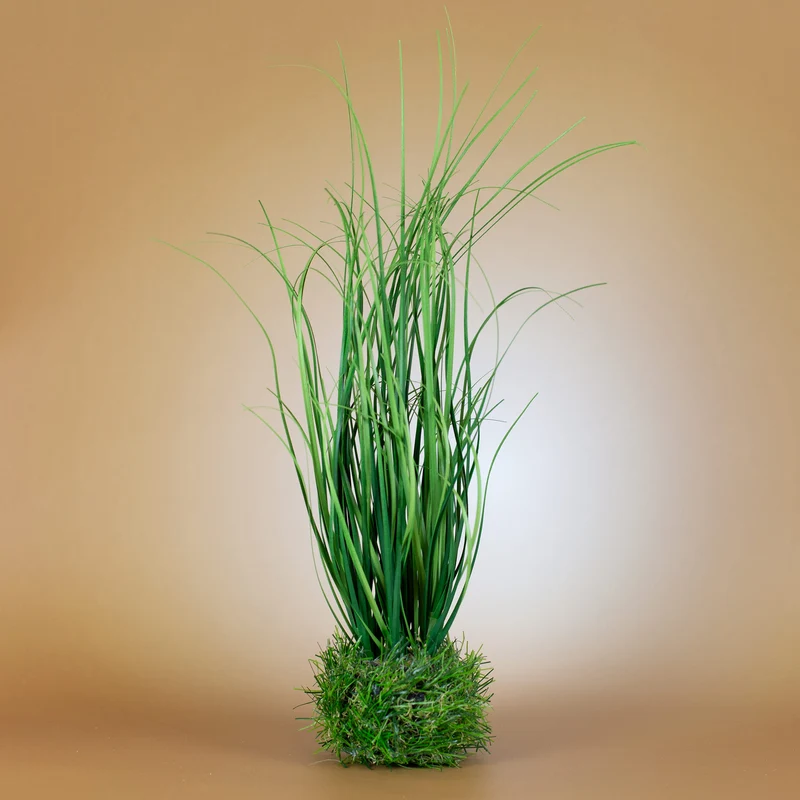 Kunstgras als Dekoration | Hochwertige Kunstpflanze Gras | 28 cm