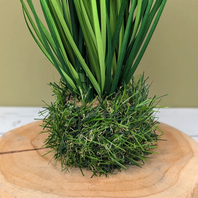 Kunstgras als Dekoration | Hochwertige Kunstpflanze Gras | 28 cm