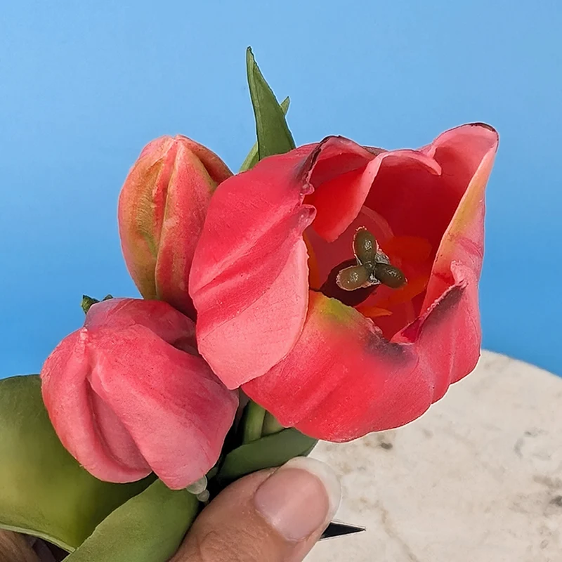 Tulpen Seidenblumen | Hochwertige Kunstblumen | 16 cm