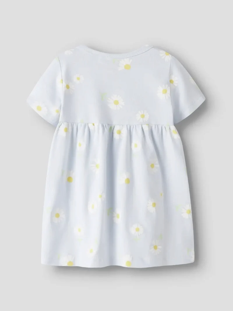 name it Kurzarmkleid Blau mit Gänseblümchen (nbfvandora)