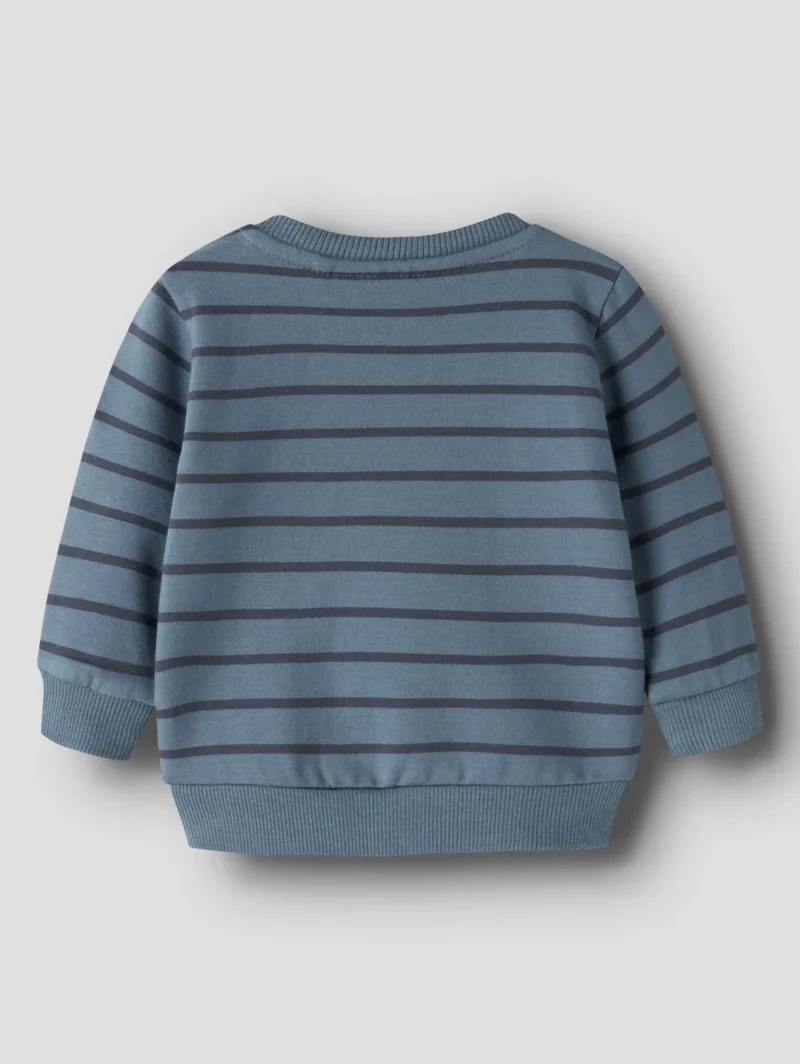 name it Baby Sweatshirt Fuchs (nbmnaddel) blau