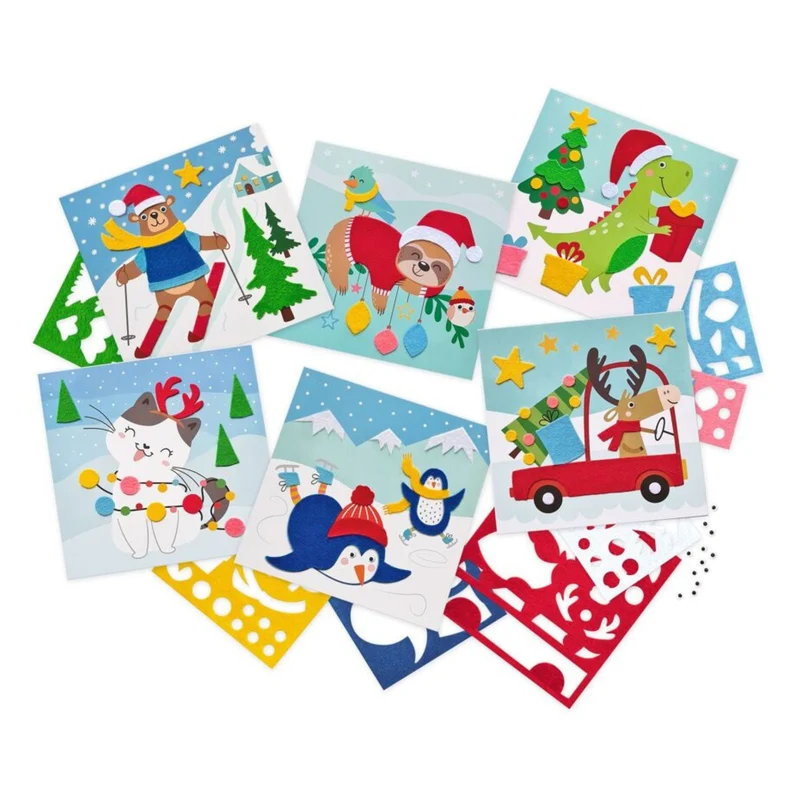 Bastelset Filzbilder "Winter friends"
