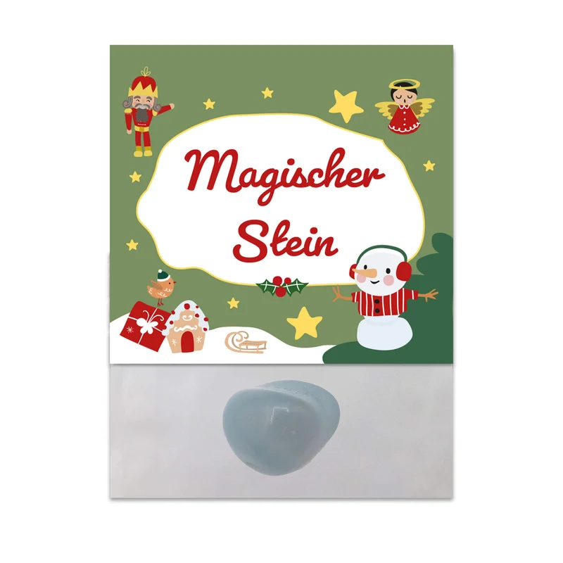 Wichtelstein - Glücksstein Weihnachten (Grün)