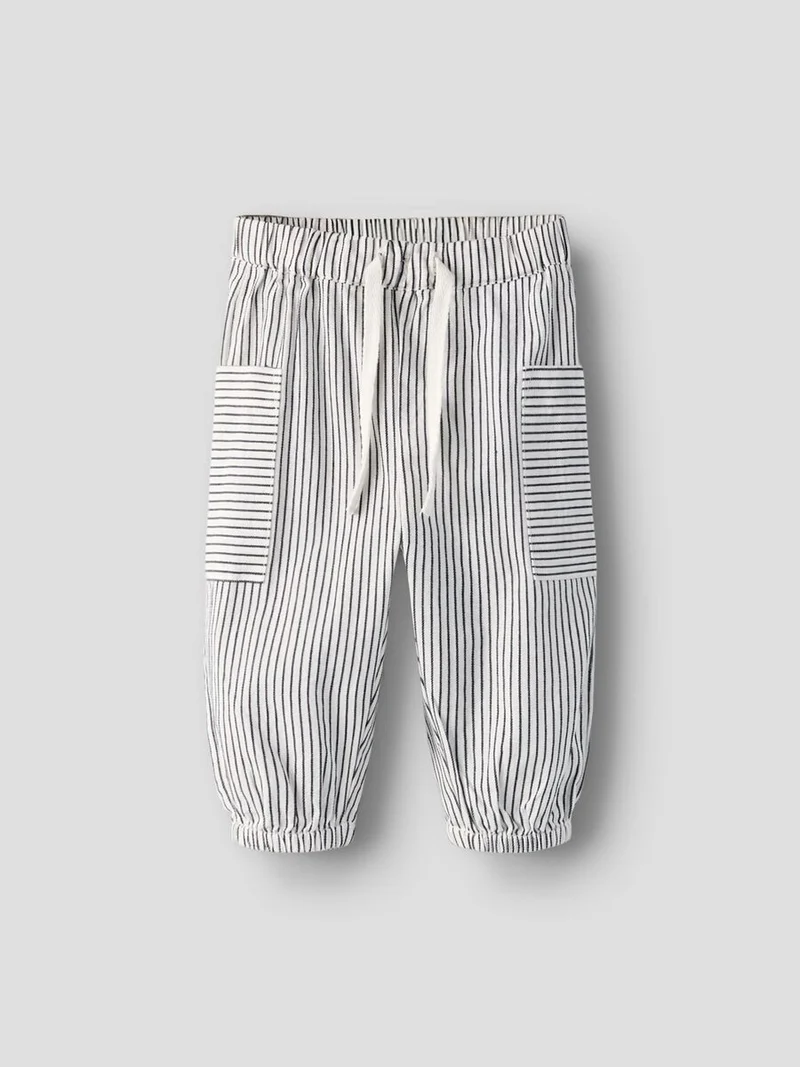 name it Babyhose weiß-blau gestreift (nbmfar)