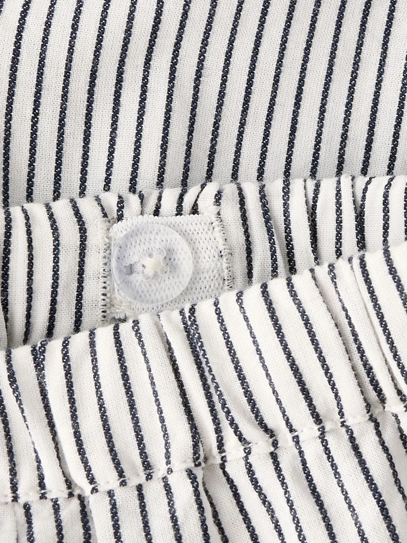name it Babyhose weiß-blau gestreift (nbmfar)