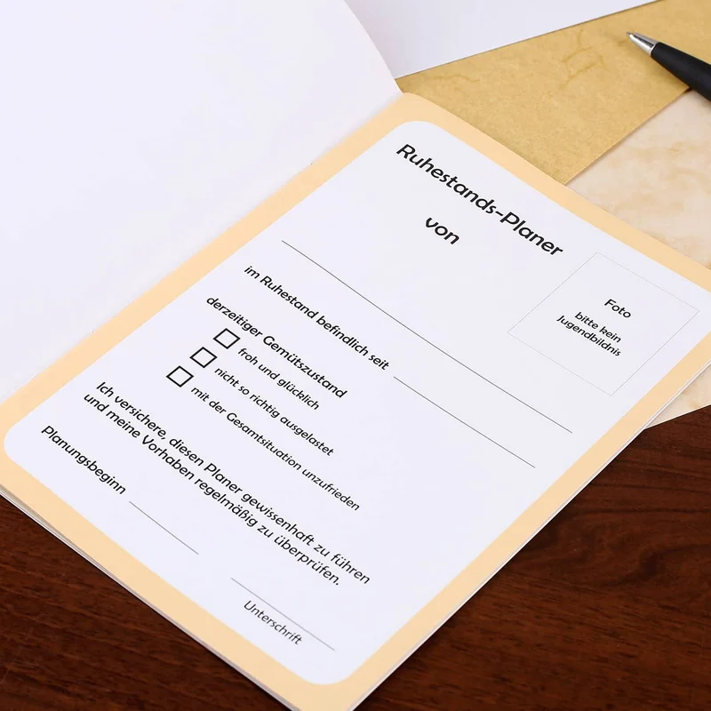 Der große Planer für den Ruhestand