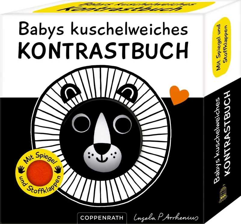 Coppenrath kuschelweiches Kontrastbuch Löwe