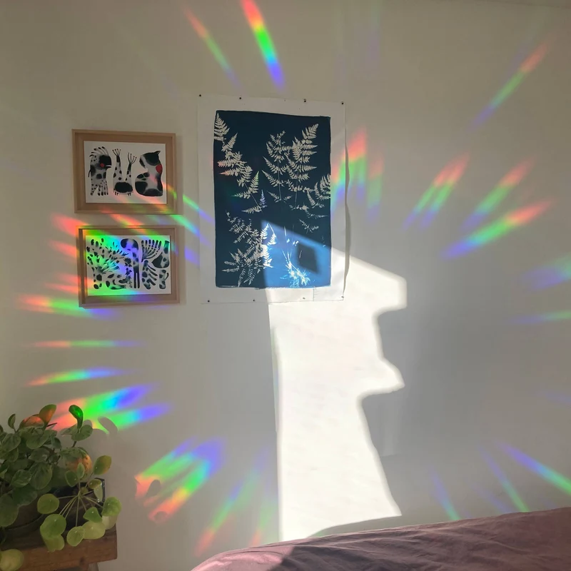 botanopia Regenbogen Aufkleber - Entschleunigen und genießen