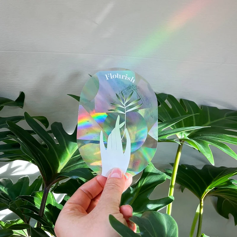 botanopia Regenbogen Aufkleber - florieren