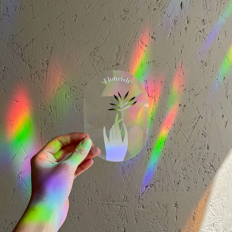 botanopia Regenbogen Aufkleber - florieren