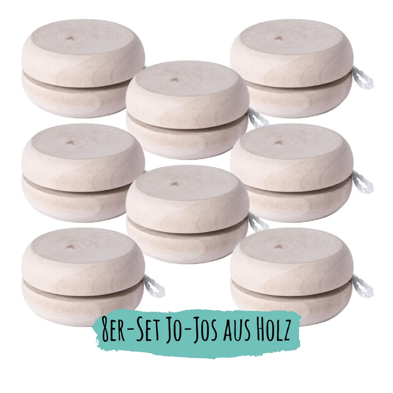 8er Set Jojo aus Holz