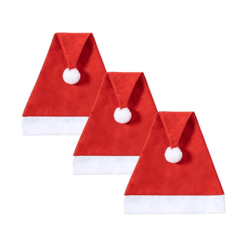 3er Set Weihnachtsmützen für Erwachsene