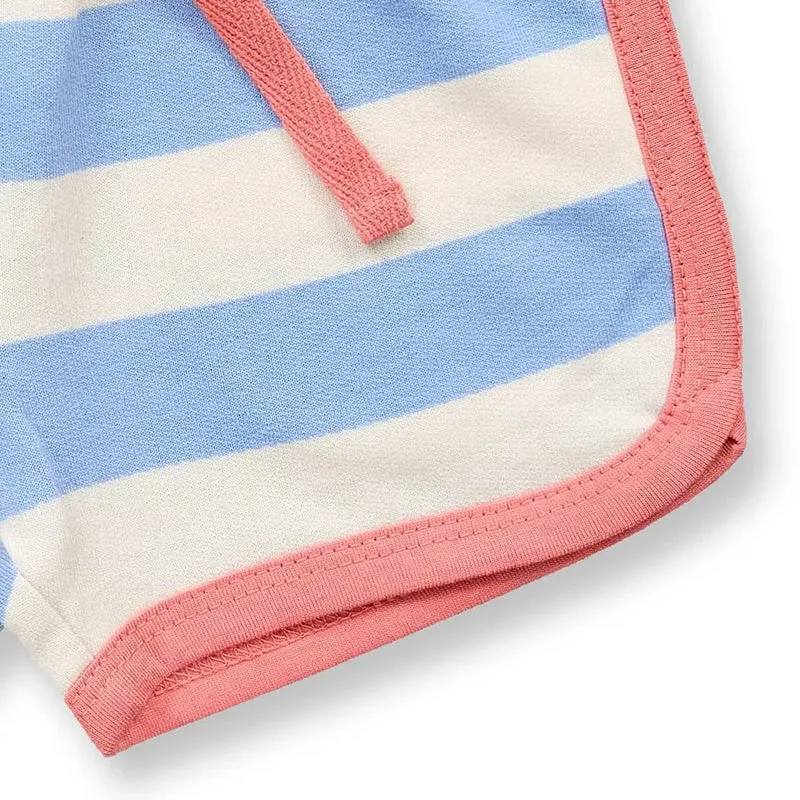 Sense Organics Shorts MARLEN blau weiß gestreift