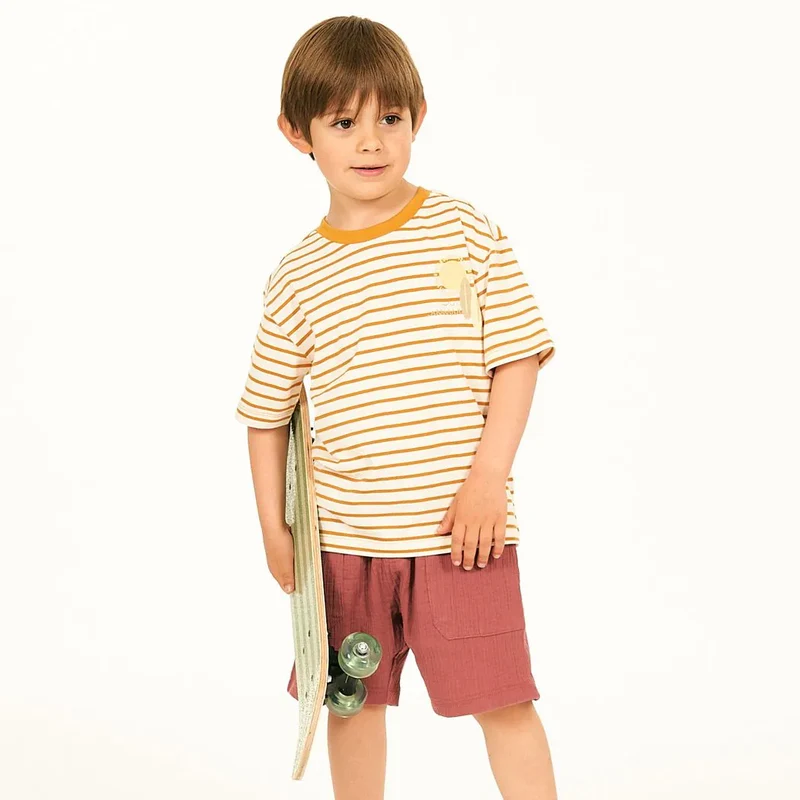 Sense Organics T-Shirt ANTON Surfer Streifen