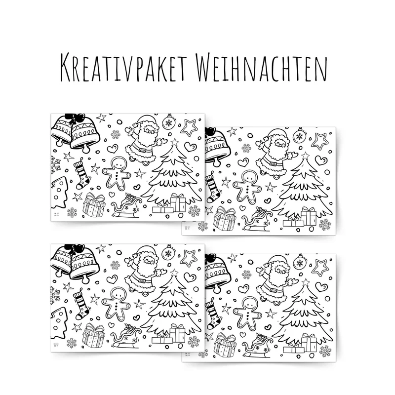 Kleine Maldecke Mix-Paket Weihnachten