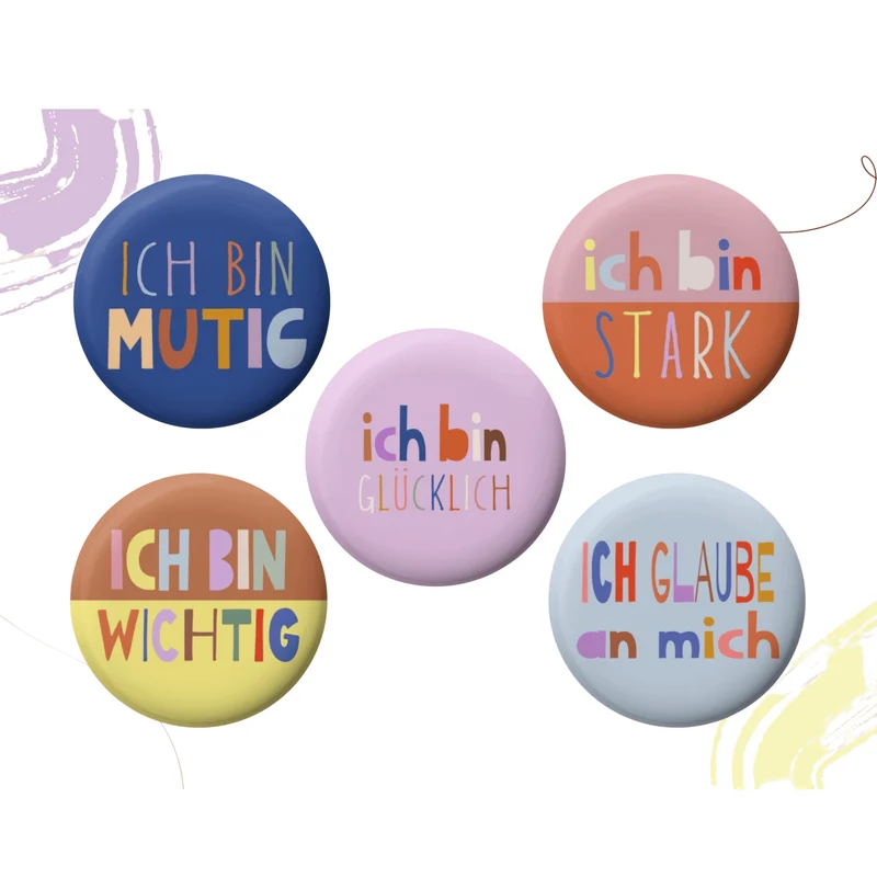 Modern Kids Art - Magnet Affirmation, verschiedene Motive