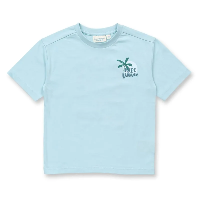 Sense Organics T-Shirt OSWIN Camper Light Blue