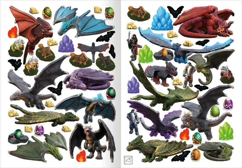 arsEdition Mein Stickerheft Drachen